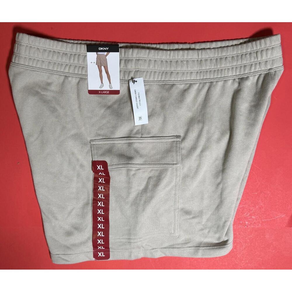 DKNY Soft Cargo Short Womens Size XL Beige NWT NEW